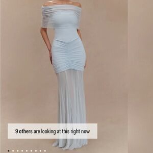 Meshki sky blue dress